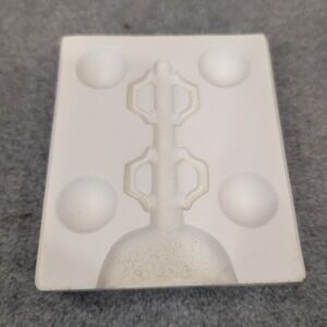 White Horse Milk Can Salt Pepper Shaker Holder Mold 1046 Craft Supplies